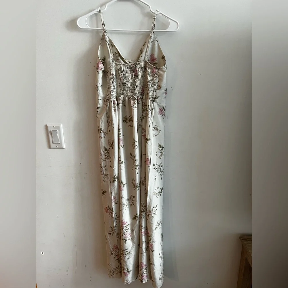 AZ Floral Tie-Front Maxi Dress Size L/XL NWOT